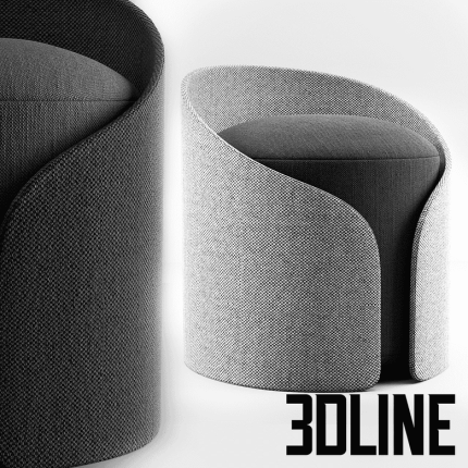 CARDIGAN POUF(3dline.net)