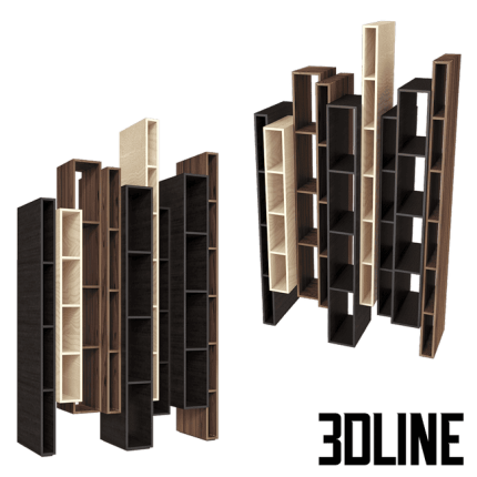 CECCOTTI SKYLINE BOOKCASE(3dline.net)