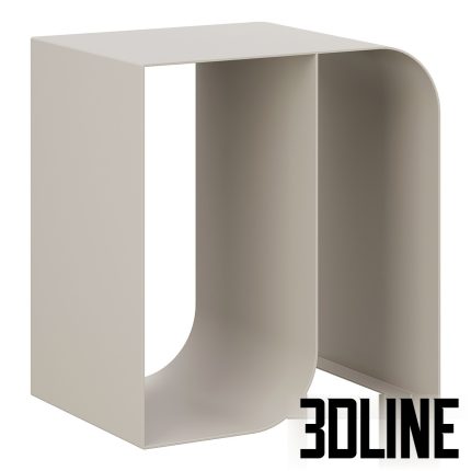 Coffee table Ondule La Redoute(3dline.net)