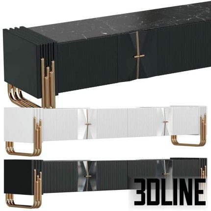 Console Palazzo with 2 materials(3dline.net)