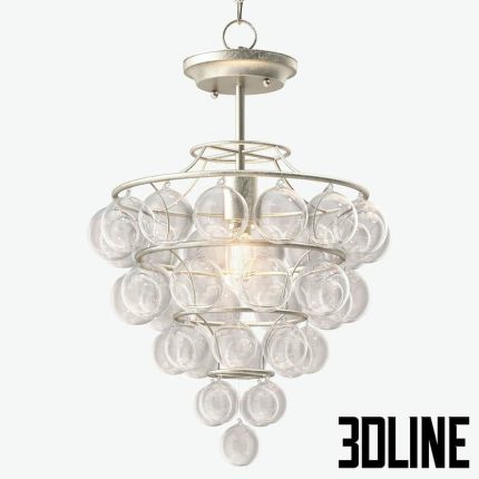 Currey and Company Astral Pendant(3dline.net)