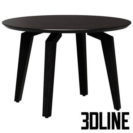Dining Table Oscar Round(3dline.net)