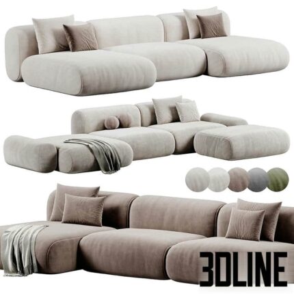 Eazy Sofa By Aatom Sofa(3dline.net)