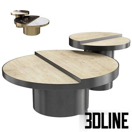 Eichholtz set of tables Excelsior(3dline.net)