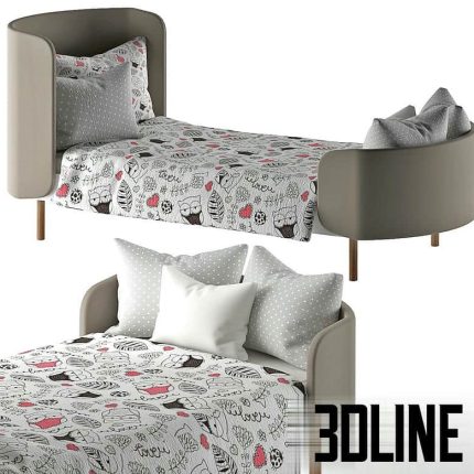 Ellipse Kidi soft bed(3dline.net)