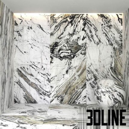 Explosion black marble(3dline.net)