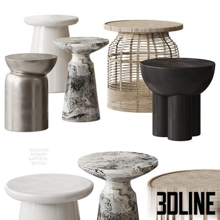Fraulino Kesbury Baptistin table La Redoute(3dline.net)
