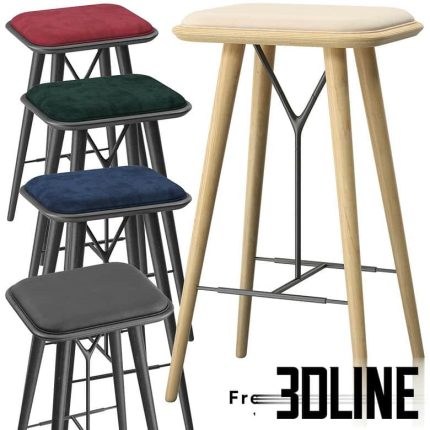 Fredericia spine stool(3dline.net)