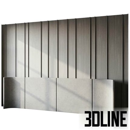 Headboard 3d Wall Panel 40(3dline.net)