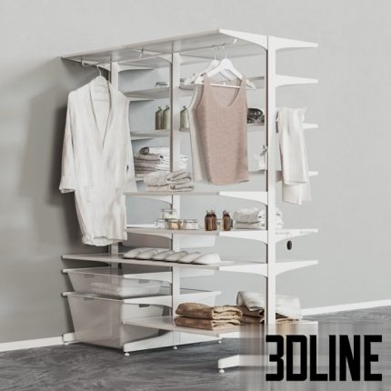 IKEA desk ikea BOAXEL 7 Bathroom accessories(3dline.net)