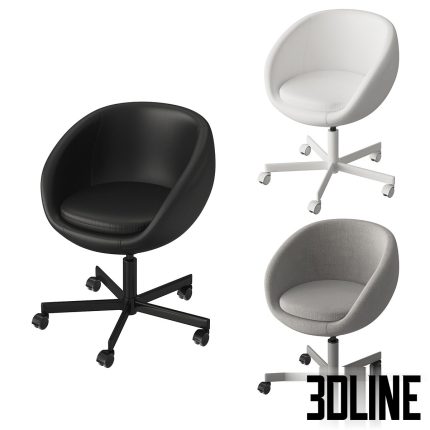 Ikea SKRUVSTA black white grey (3dline.net)
