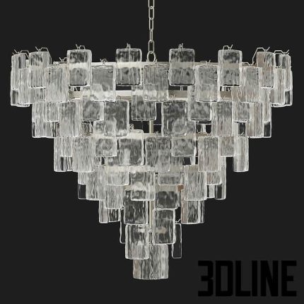 Paralume Marina VENETIAN GLASS CHANDELIER(3dline.net)