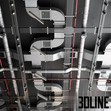 Industrial Ceiling SAS International 2(3dline.net)