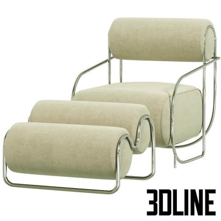 Italian luxury relax chair(3dline.net)
