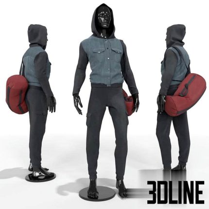 Jean jacket(3dline.net)