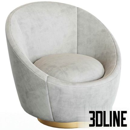 Jonathan Adler Ether Swivel Chair(3dline.net)