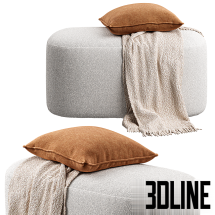 Jysk OREBO Pouf(3dline.net)