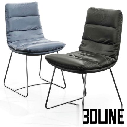 KFF Arva chair with skids(3dline.net)