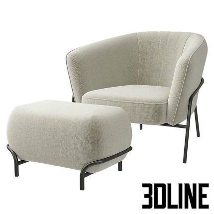 Laika chair La redoute Interiors(3dline.net)