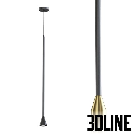 Lampatron FALD  Designer suspension with tunnel body and conical base (3dline.net)