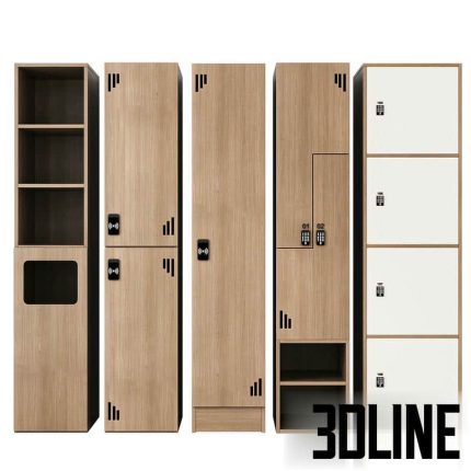 Locker room lockers 006(3dline.net)