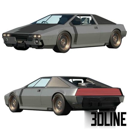Lotus Esprit S3 1981 cyberpunk(3dline.net)