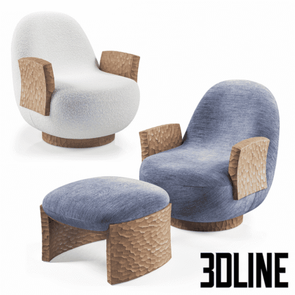 Mad armchair by Pierre Yovanovitch(3dline.net)