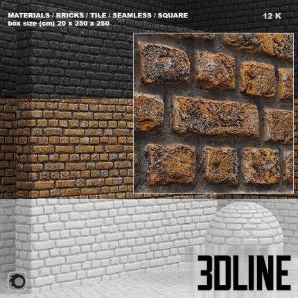 Material 40 seamless 41 brick tile set 4(3dline.net)