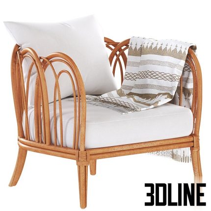Melody Rattan Chair(3dline.net)