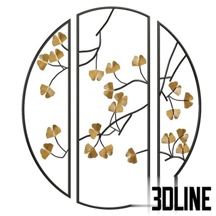 Metal Wall Decor Set(3dline.net)