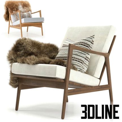 Mid Century Stefan Armchair(3dline.net)