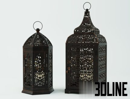 Moroccan Lanterns(3dline.net)