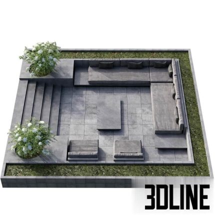 OUTDOOR SITTING AREA NO14(3dline.net)