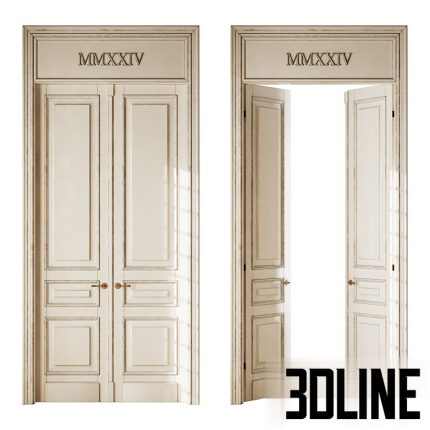 Old classic door 008(3dline.net)