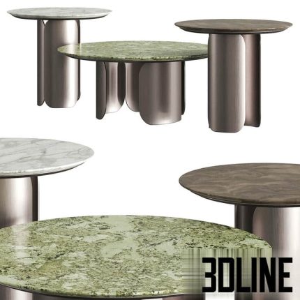 Opera Contemporary Gabriel Coffee Tables(3dline.net)