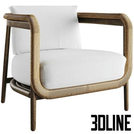 Palecek Duvall Lounge Chair(3dline.net)