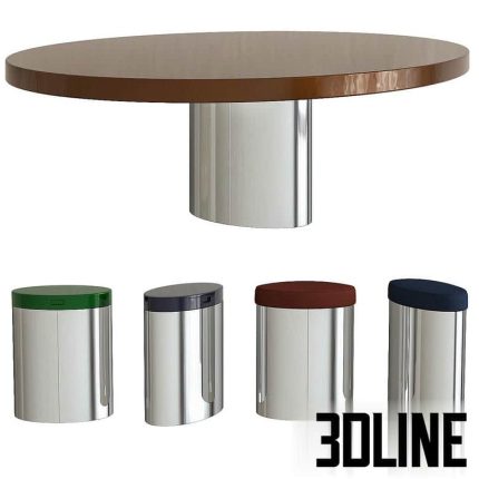 RAYMOND Minotti coffee tables(3dline.net)
