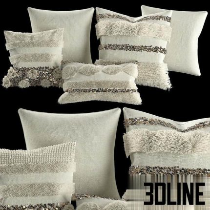 RH Morrocan Pillows2(3dline.net)
