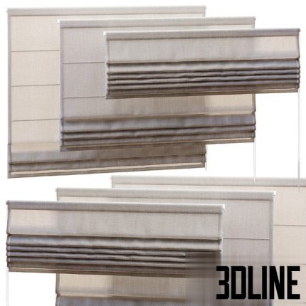 ROMAN BLINDS 1200mm(3dline.net)