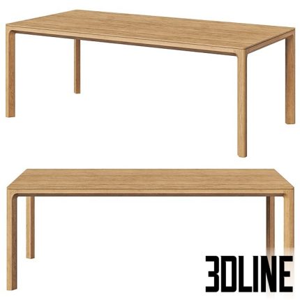 Restoration Hardware Dining Table Padua(3dline.net)