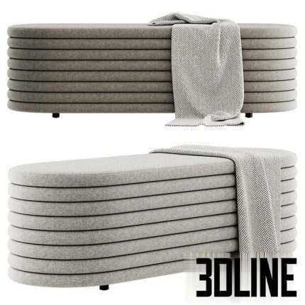 Rialto storage bench by cb2(3dline.net)