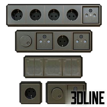 Schneider Electric Merten Antique(3dline.net)