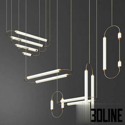 Sculptural Ornamental Lighting from Giopato Coombes(3dline.net)