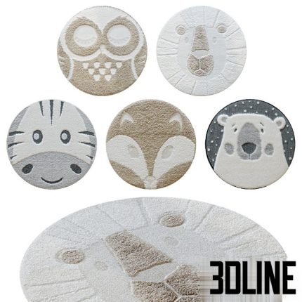Set of Childrens Carpets Benuta(3dline.net)