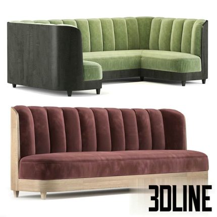 Sofas for restaurant 500(3dline.net)