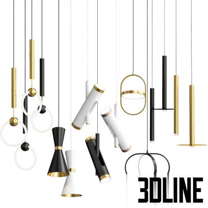 Super Exclusive Pendant Lights Set 2(3dline.net)