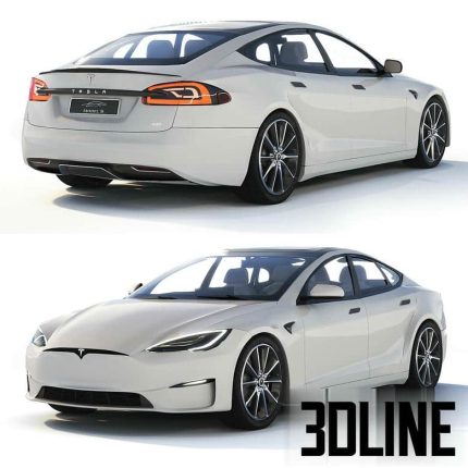Tesla Model S Plaid 2021(3dline.net)