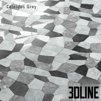 Tile Sicis SiciStone Caleidos Gray(3dline.net)