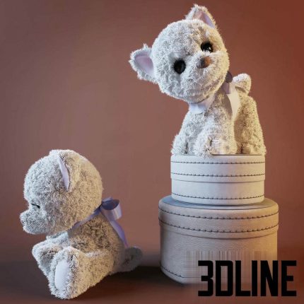 Toy dog(3dline.net)