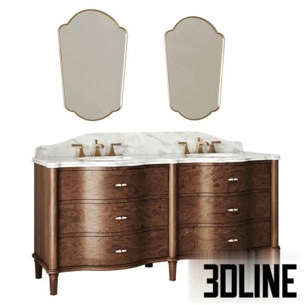 Valerie Double Vanity by Soho Home(3dline.net)